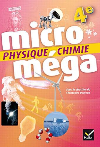 Physique chimie 4e : nouveaux programmes 2016