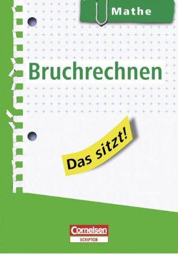 Bruchrechnen: Heft im Hosentaschenformat. Mindestabnahme: 5 Exemplare