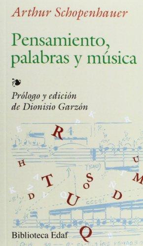 Pensamiento, palabras y música (Biblioteca Edaf)