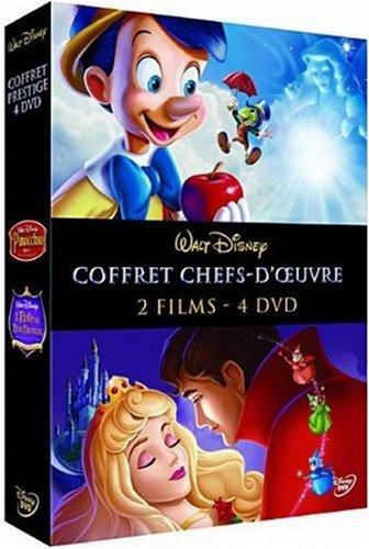 Coffret Pinocchio + La Belle au bois dormant -  4 DVD [FR Import]