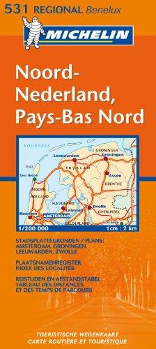 Michelin Map Netherlands: North 531 (KAARTEN/CARTES MICHELIN)