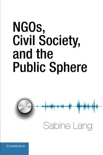 Ngos, Civil Society, and the Public Sphere