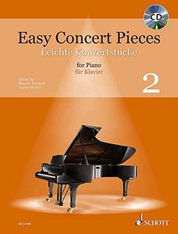 Easy Concert Pieces: 48 leichte Stücke aus 5 Jahrhunderten. Band 2. Klavier. Ausgabe mit CD.