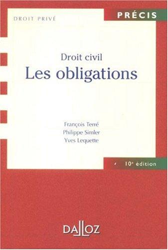 Droit civil : les obligations