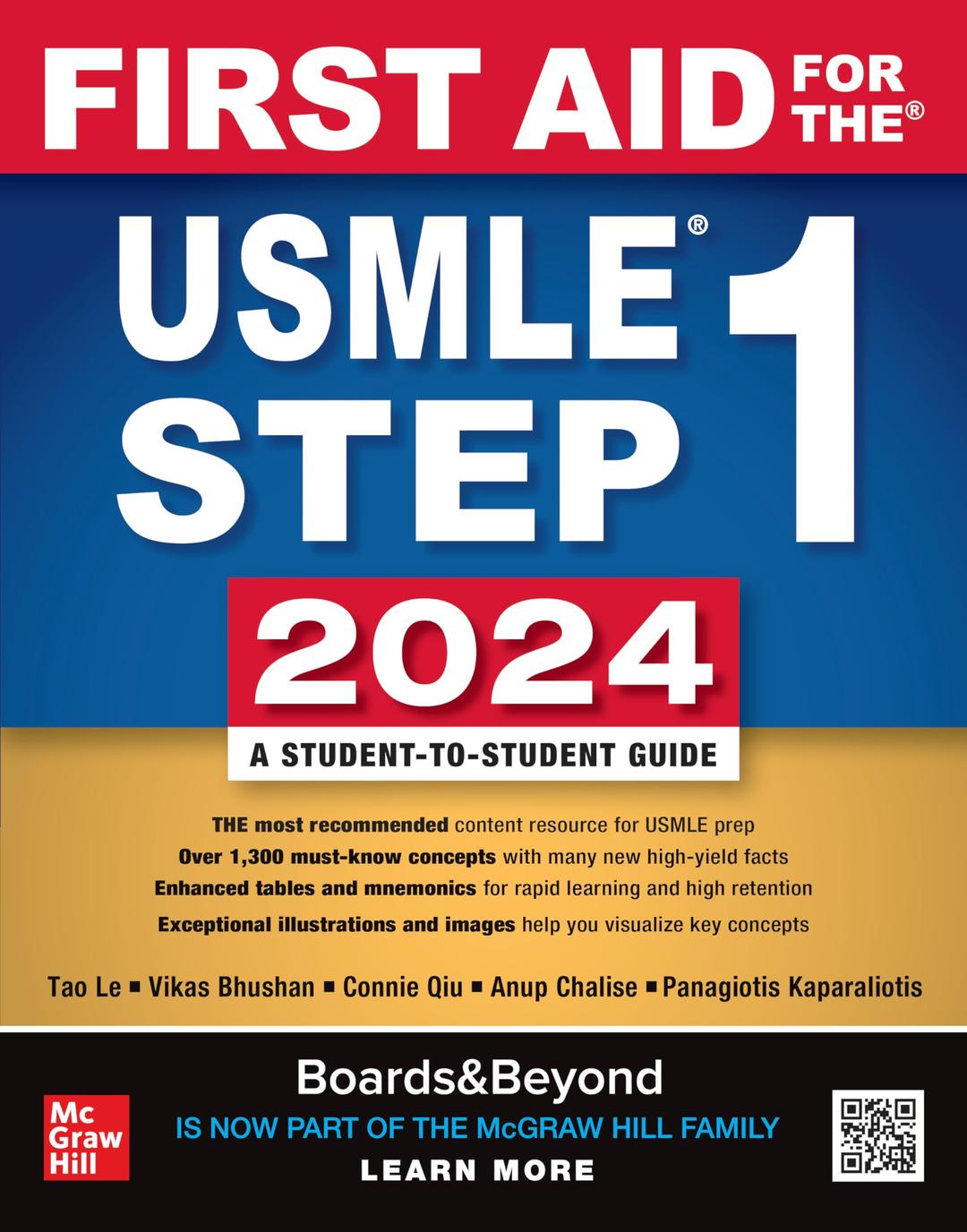 First Aid for the USMLE Step 1 2024: A Student-to-Student Guide