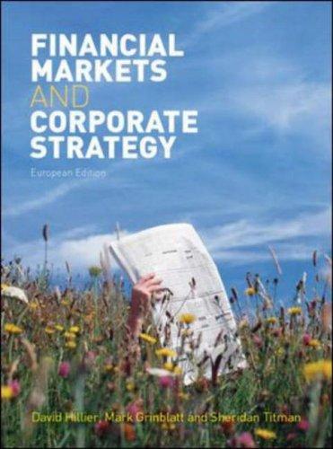 Financial Markets & Corporate Strategy