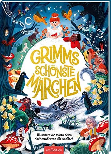 Grimms schönste Märchen: gereimtes Märchenbuch ab 5 Jahren mit modernen, diversen Illustrationen