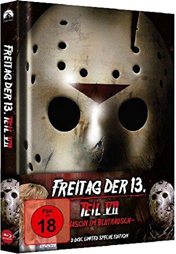 Freitag, der 13. - Teil 7: Jason im Blutrausch - Uncut/Mediabook  (+ DVD) (+ Bonus-DVD) [Blu-ray] [Limited Edition]