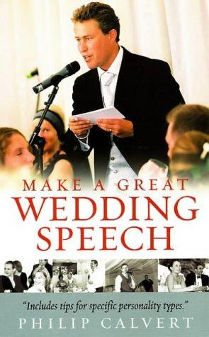 Make a Great Wedding Speech