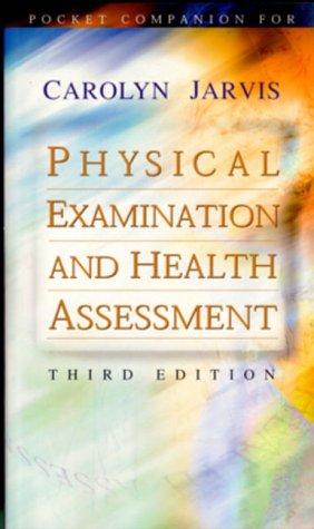 Pocket Companion for Physical Examination and Health Assessment