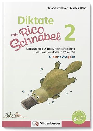 Diktate mit Rico Schnabel, Klasse 2 - silbierte Ausgabe: Selbstständig Diktate, Rechtschreibung und Grundwortschatz trainieren (Rico Schnabel: Übungshefte Deutsch)