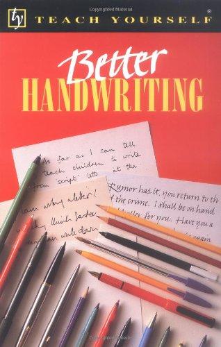 Better Handwriting (Teach Yourself Books)