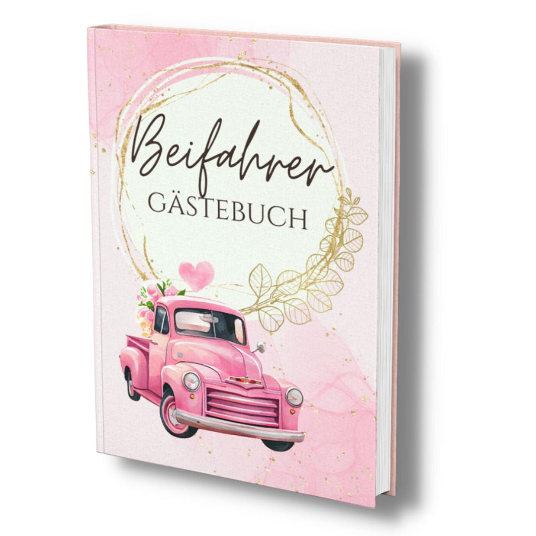 Beifahrer Gästebuch: Ein lustiges Ausfüllbuch für Mitfahrer. Als Führerschein Geschenk für Fahranfänger. Geschenkidee 18. Geburtstag Mädchen.