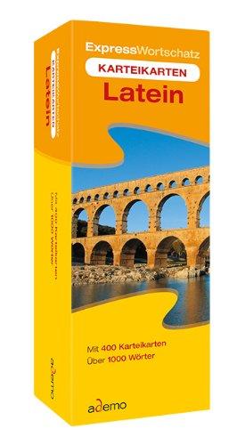 Karteikarten Expresswortschatz, Latein: Für Anfänger, Wiedereinsteiger und Schüler der 5. bis 8. Klasse