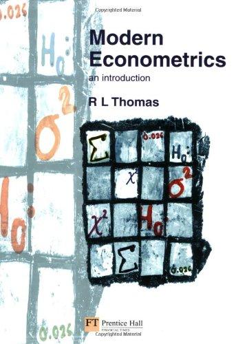 Modern Econometrics: An Introduction