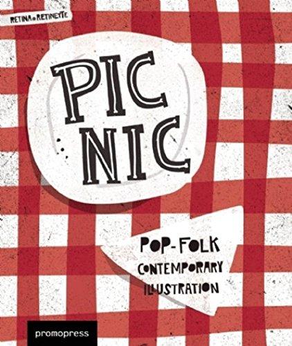 Picnic : pop-folk contemporary illustration. Picnic : illustration pop-folk contemporaine. Picnic : llustracion pop-folk contemporanea