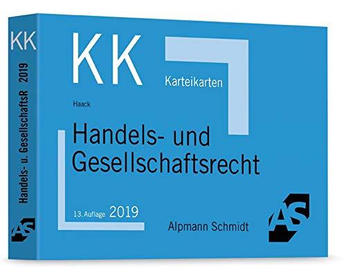 Karteikarten Handels- und Gesellschaftsrecht