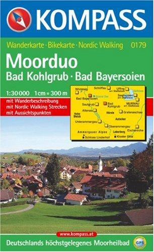 Bad Kohlgrub, Bad Bayersoien (Moorduo): 1:30.000/1:10.000. GPS-genau. Wandern/Rad