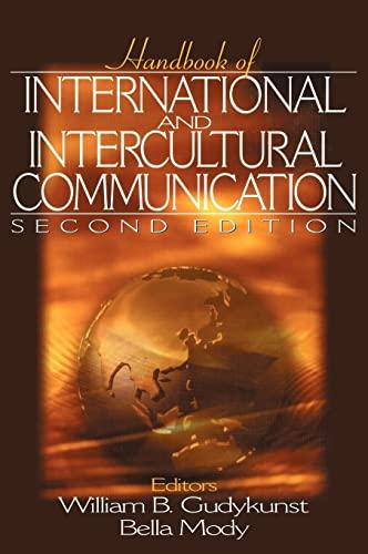 Handbook of International and Intercultural Communication