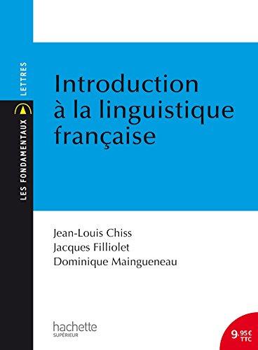 Introduction à la linguistique française