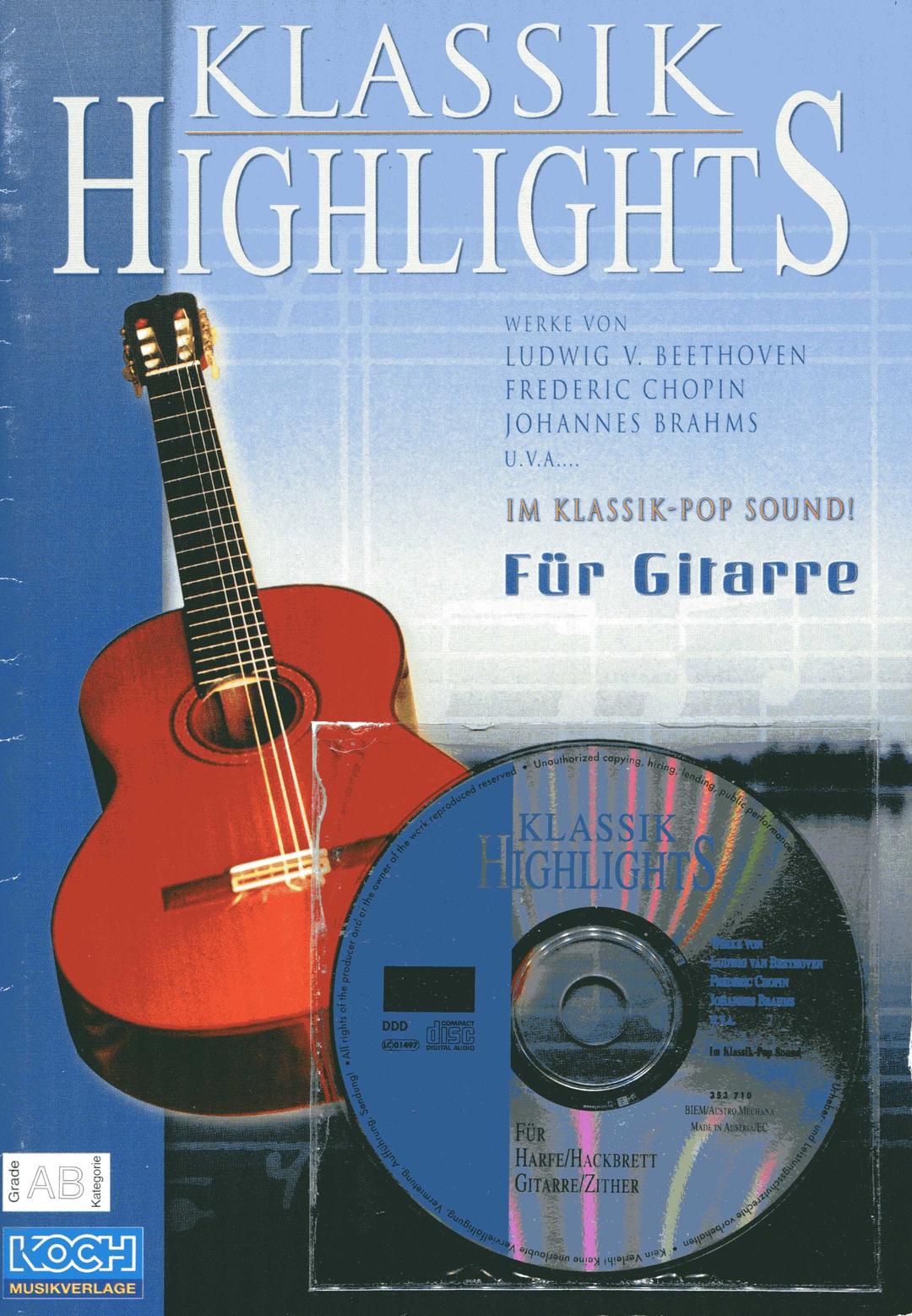 Klassik Highlights. Gitarre, Zither