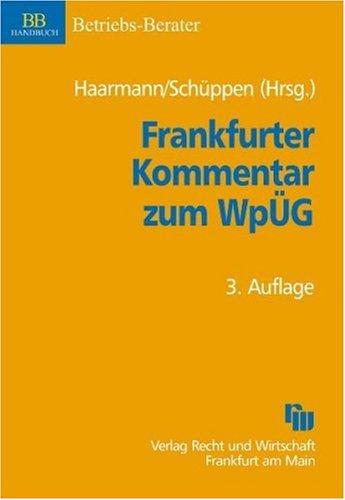 Frankfurter Kommentar zum WpÜG