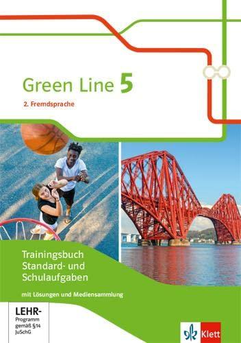 Green Line 5. Ausgabe 2. Fremdsprache: Trainingsbuch Standard- und Schulaufgaben, Heft mit Lösungen und Mediensammlung Klasse 10 (Green Line. Ausgabe 2. Fremdsprache ab 2018)