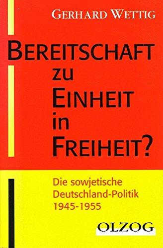 Bereitschaft zu Einheit in Freiheit?