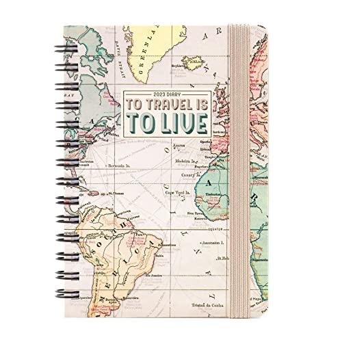 Small Weekly Spiral Bound Diary 12 Month 2023 - Travel (12 MONTH DIARY 2023)