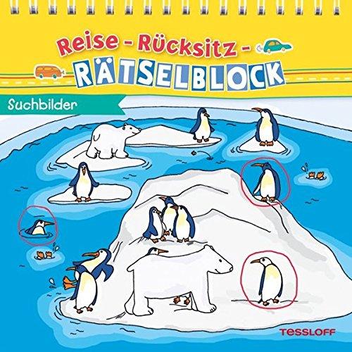 Reise-Rücksitz-Rätselblock Suchbilder (Malbücher und -blöcke)