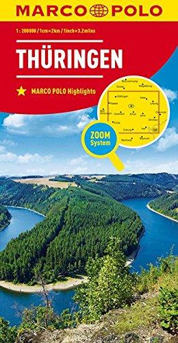 MARCO POLO Karte Deutschland Blatt 7 Thüringen 1:200 000 (MARCO POLO Karten 1:200.000)