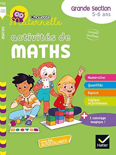 Activités de maths, grande section, 5-6 ans : conforme au programme