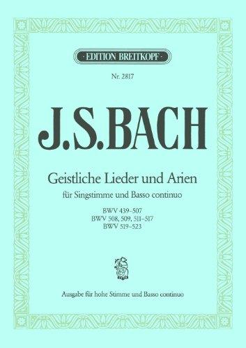 Geistliche Lieder und Arien für Singstimme und Klavier (EB 2817)