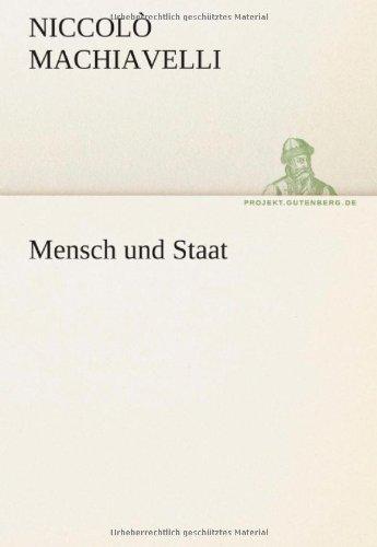 Mensch und Staat (TREDITION CLASSICS)