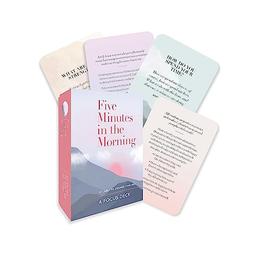 Five Minutes in the Morning: A Focus Card Deck: 50 Cards to Change Your Day (Five-minute Self-care Journals)