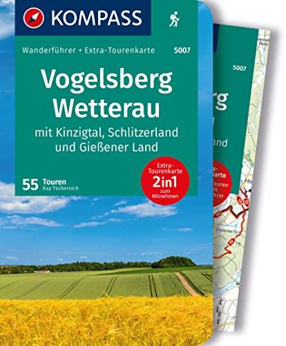 KOMPASS Wanderführer Vogelsberg-Wetterau, 55 Touren: mit Extra-Tourenkarte, GPX-Daten zum Download