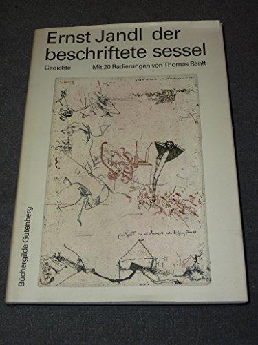 der beschriftete sessel. Gedichte. Mit 20 Radierungen von Thomas Ranft