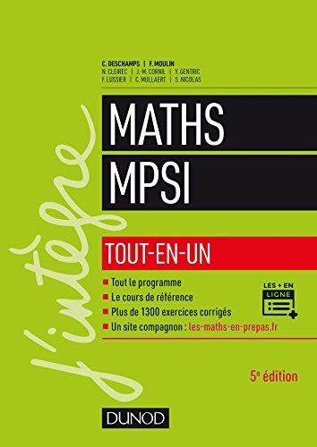 Maths MPSI : tout-en-un