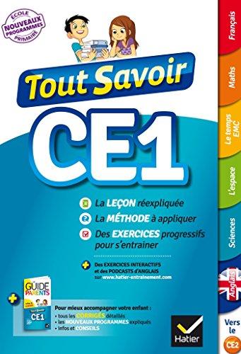 Tout savoir CE1 : nouveau programme