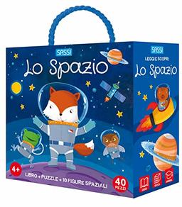 Lo spazio. Q-box. Ediz. a colori. Con 10 figure spaziali. Con puzzle (Sassi junior)