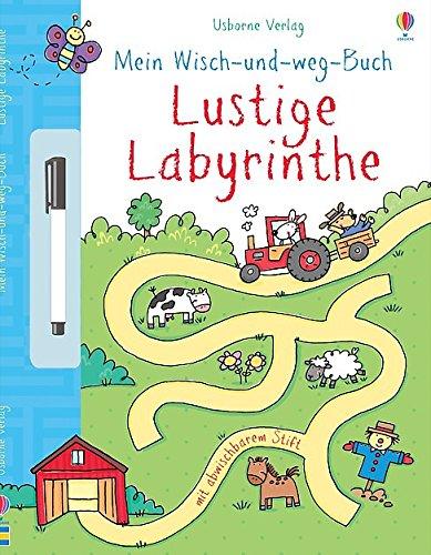 Mein Wisch- und Weg- Buch: Lustige Labyrinthe: mit abwischbarem Stift