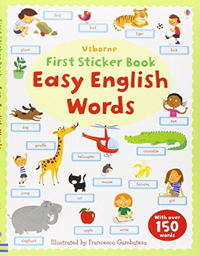 First Sticker Book: Easy English Words (Usborne First Sticker Books)