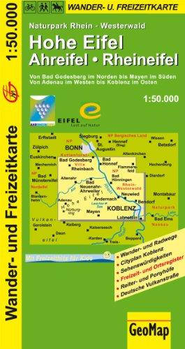 Hohe Eifel - Ahreifel - Rheineifel 1 : 50 000. Wander- und Freizeitkarte