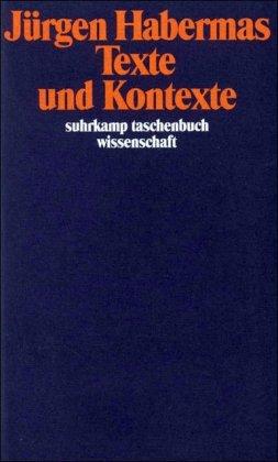 Texte und Kontexte (suhrkamp taschenbuch wissenschaft)