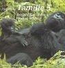 Familie 5. Berggorillas in den Virunga-Wäldern