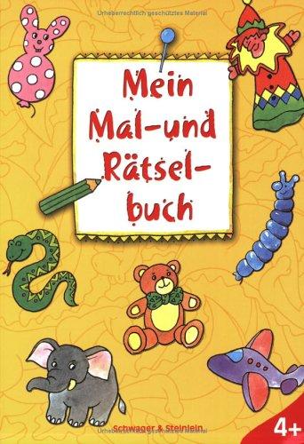 Mein Mal- und Rätselbuch: Gelb