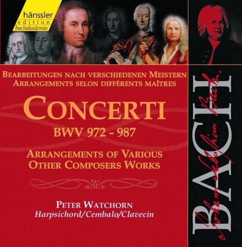 Edition Bachakademie Vol. 111 (Concerti BVW 972-987)