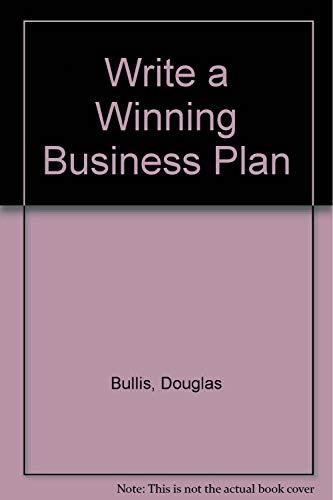 Write a Winning Business Plan