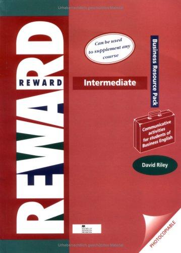 Reward, Intermediate, Business Resource Pack