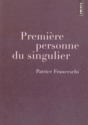 Première personne du singulier